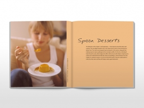 Sweet as … cookbook divider spread