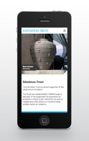 The Edmiston Trust responsive website design