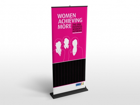 EMA Women Achieving More display banner