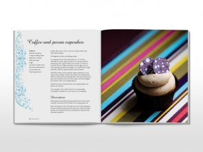 Divine Cupcakes cookbook spread