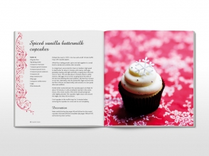 Divine Cupcakes cookbook spread