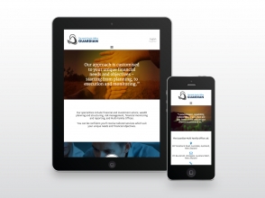 The Guardian MFO responsive website design