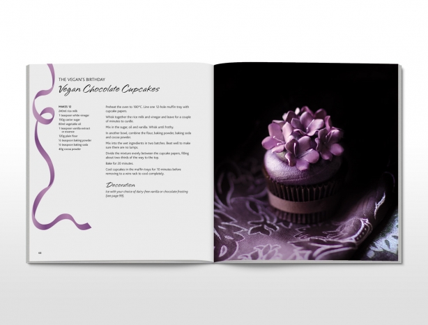 Celebration Cupcakes cookbook spread