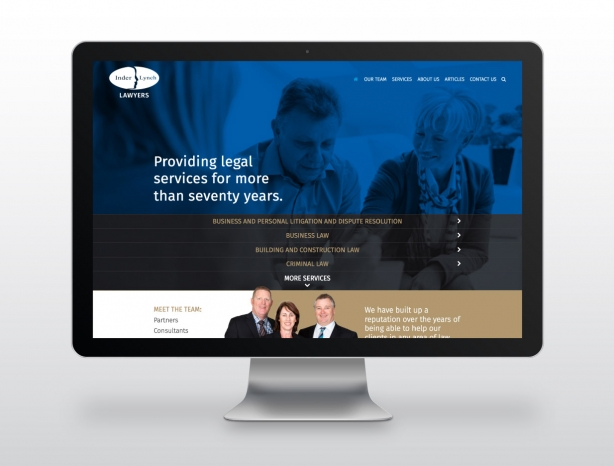 Inder Lynch Lawyers website design