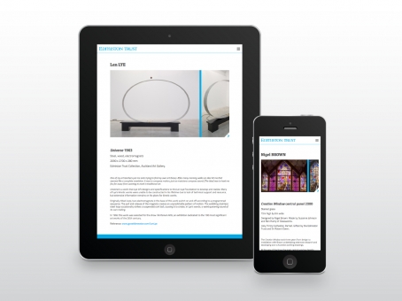 Edmiston Trust responsive website design