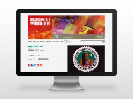 Waiheke Community Art Gallery website